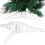 Support pour sapin de Noël en plastique blanc avec base triangulaire 1