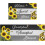 Sunflower Kitchen Rug Set of 2 Microfiber 1