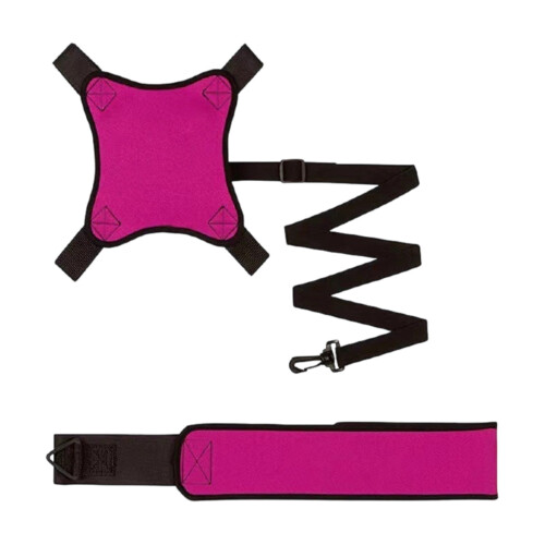 Voetbaldribbelriem Trainingsapparatuur-Roze aangepaste modus