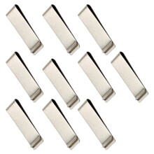 10Pcs Multipurpose Metal Paper Clip Notebook Pen-No. 3 silver