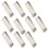 10Pcs Multipurpose Metal Paper Clip Notebook Pen-No. 3 silver 1