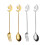 Stainless Steel Star Moon Spoon Fork Set 4-Piece Creative Coffee Stirring Dessert Fruit Tableware 1