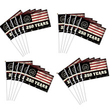 Mini Patriotics American Flags on Stick 250 Anniversary-syq1008