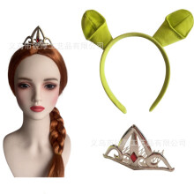 (B) Halloween Carnival Anime Wig: Princess Fiona & Monster Shrek Wig