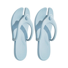 Reisslippers Opvouwbare slippers Strandsandalen om op-Blauwe S