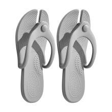Pantoufles de voyage pour femmes et hommes, pantoufles de-Gris L
