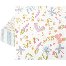 Pastelkleurige vlindertuin servetten (50 stuks)