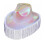 (White) Cappello da cowboy western con nappe colorate e tesa rosa fluorescente per feste. 1