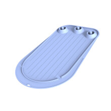 Secure elastomer mat For Mixing Equipment Absorbs Movement-Blue