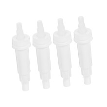 Spring Loaded Vacuum Pump Bottle-Milky white 4 pieces