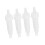 Spring Loaded Vacuum Pump Bottle-Milky white 4 pieces 1