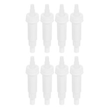 Vacuum Pump Cosmetic Bottle Replacement-Milky white 8 pieces