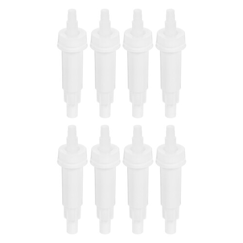 Vacuum Pump Cosmetic Bottle Replacement-Milky white 8 pieces