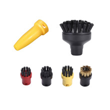 (Set 79) Compatibile con gli accessori del set a vapore Karcher, spazzola rotonda piccola SC Steam, spazzola in rame, raschietto per pavimenti