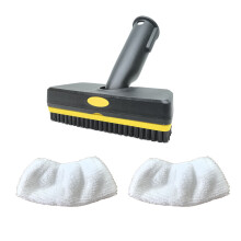 (Set 26) Compatibile con gli accessori del set a vapore Karcher, spazzola rotonda piccola SC Steam, spazzola in rame, raschietto per pavimenti
