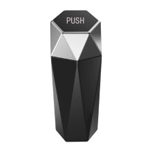 Multipurpose Car Trash Container And Organizers Plastic-Silver
