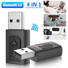 Bluetooth 5.0 audio adó-vevőegység 4 az 1-ben