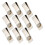 10Pcs Multipurpose Metal Paper Clip Notebook Pen-No. 4 silver 1
