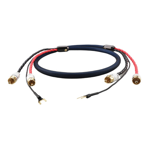 Hifi Phono 2RCA Cable With Silver Plated Conductors For-3 m