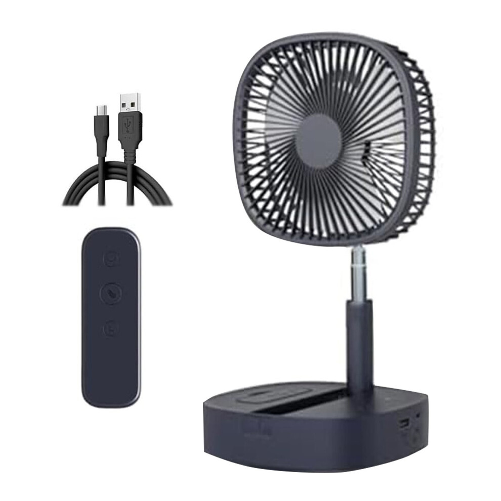 Portable Foldable Oscillating Fan 7200Mah Usb-C Remote 9122141372042