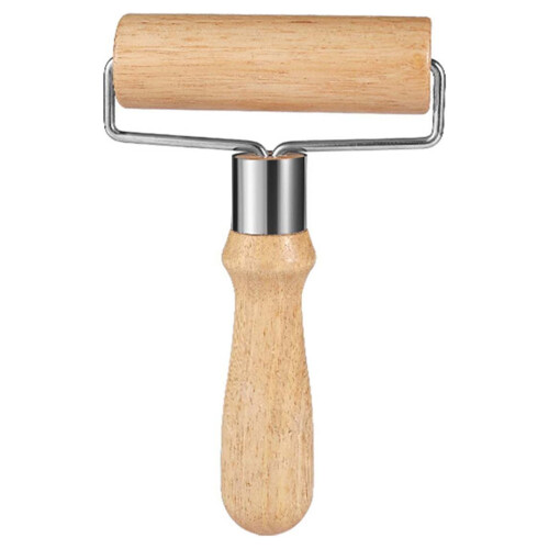 Rodillo de madera con eje de acero inoxidable – 3 tamaños