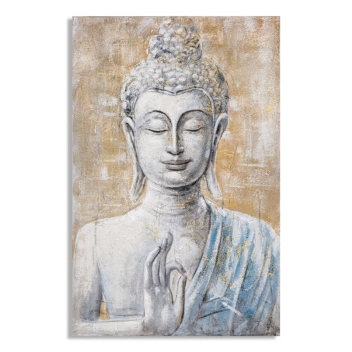 Dipinto su tela multicolore Buddha cm 80x3x120
