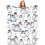 Penguin Throw Blanket Grey White 50x60in Soft Flannel 1
