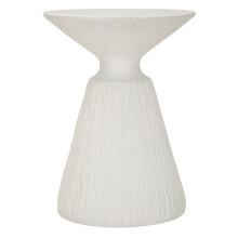 Tavolinetto in magnesio colore bianco cm Ø 40x53