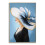 Dipinto su tela laccato con cornice cm 62x4x92 1
