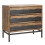 Comò in legno marrone con 3 cassetti cm 88x45x80 1