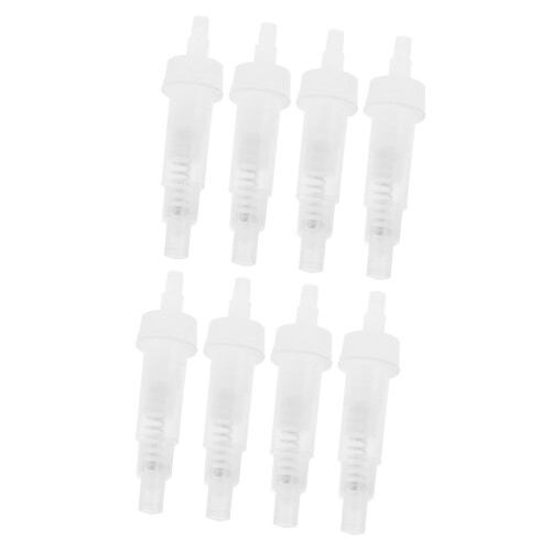 Easy Press Lotion Bottle Pump Replacement Set-Clear 8 pieces