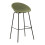 Sgabello bar in PP verde da esterno cm 50X50X99 1