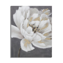 Dipinto su tela multicolore fiori cm 80x3,7x100