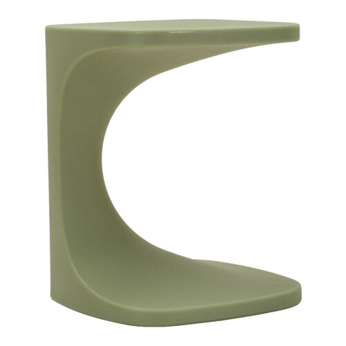 Tavolinetto in PE verde da esterno cm 42x42x52