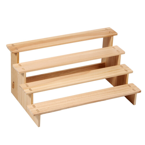 Wood Spice Rack Organizer – 3 or 4 Tier