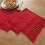 Boho macramé tafelloper ivoor 12x90 inch 1