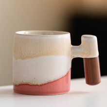 Tasse à thé HuaweiLyai mini en céramique brute avec anse en bois1