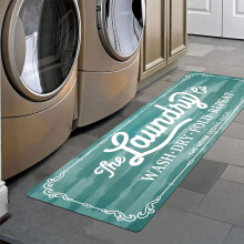 Farmhouse Rug Runner 20" x 48" Non-Slip Waterproof Kitchen