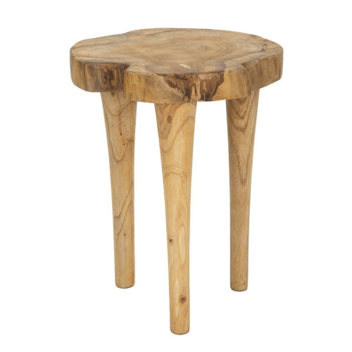 Sgabello in legno riciclato cm Ø 35x45.