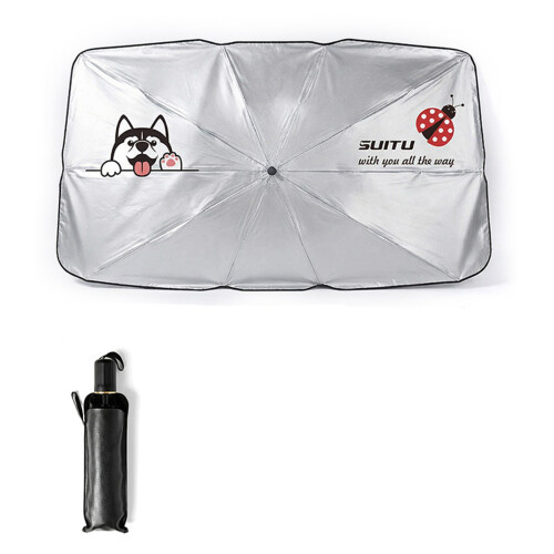 Car Windshield Sunshade Umbrella With Silver Coating For-Type B