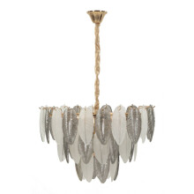 Lampadario in vetro e metallo color multicolore (Ø 60 x 40-87 cm)