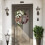 Spring Garland Wreath 40cm Brown Door Hanging 1