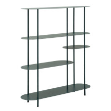Libreria in metallo ottanio cm 118x31x139