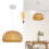 Bamboe hanglamp met E26 fitting 1