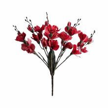 Fleurs artificielles de magnolia et d'orchidées pour la décoration d'automne