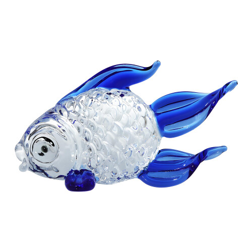 Décors de poisson en cristal élégants 87Mm pour la-Bleu.
