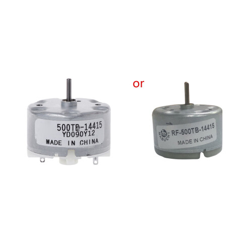 RF-500TB-14415Περιστροφικός κινητήρας 6V DC, Μεταλλικός, 1 τεμ.