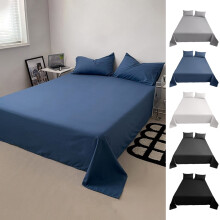 Draps de qualité hôtelière, doux et infroissables, ensemble de 4 pièces