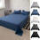 Draps de qualité hôtelière, doux et infroissables, ensemble de 4 pièces 1