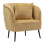 Poltrona in metallo nero e velluto con cuscino cm 73x66x78 1